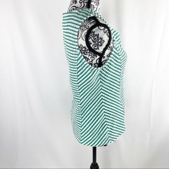 Anthropologie Maeve Franconia Striped V-Neck Tank - Picture 5 of 9